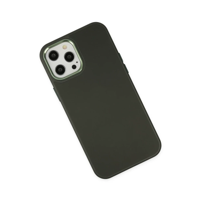 Newface iPhone 12 Pro Max Kılıf Asya Deri Silikon