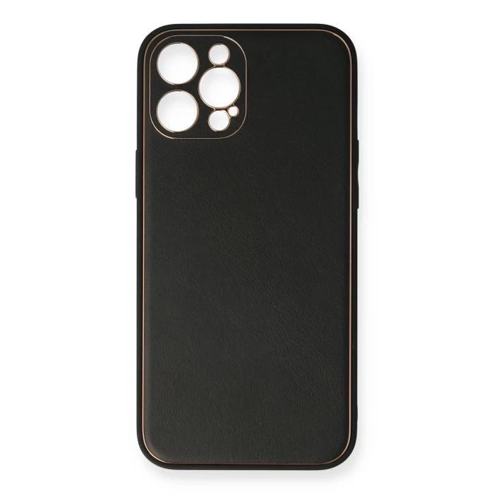 Newface iPhone 12 Pro Max Kılıf Coco Deri Silikon Kapak