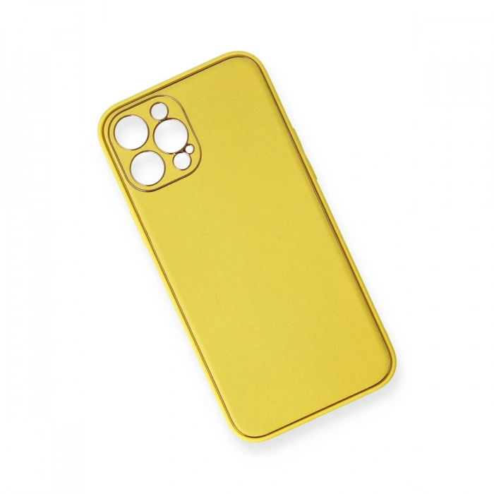 Newface iPhone 12 Pro Max Kılıf Coco Deri Silikon Kapak