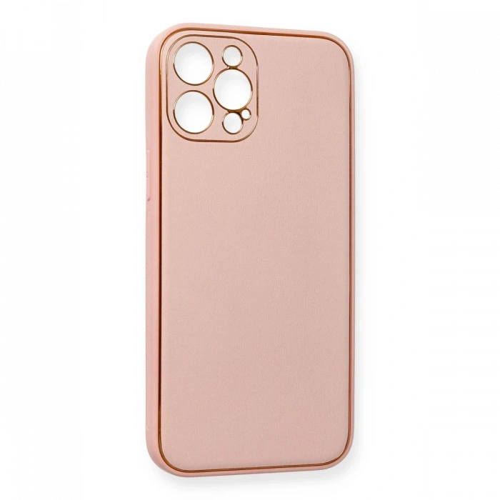 Newface iPhone 12 Pro Max Kılıf Coco Deri Silikon Kapak