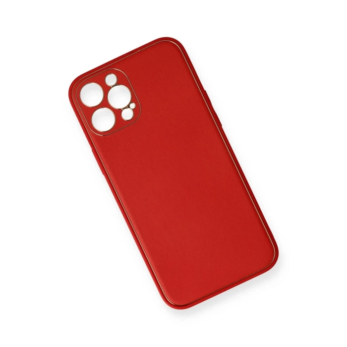 Newface iPhone 12 Pro Max Kılıf Coco Deri Silikon Kapak
