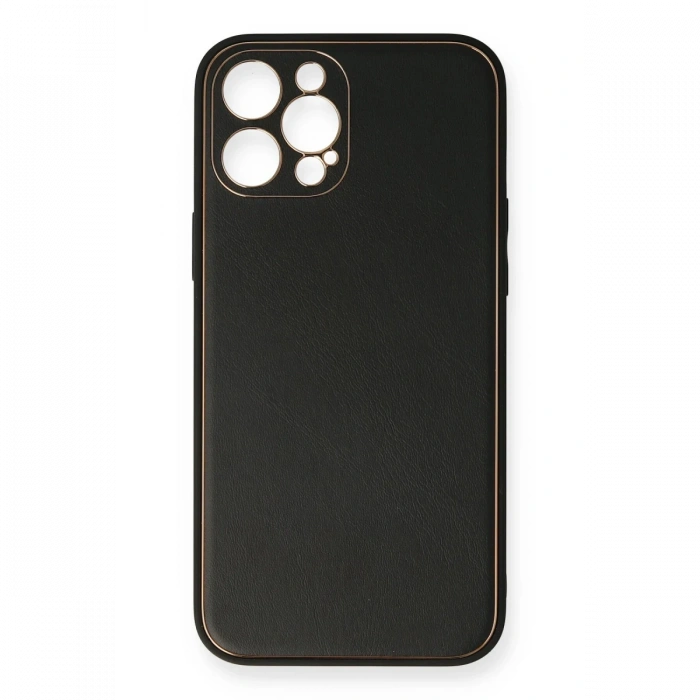 Newface iPhone 12 Pro Max Kılıf Coco Deri Silikon Kapak