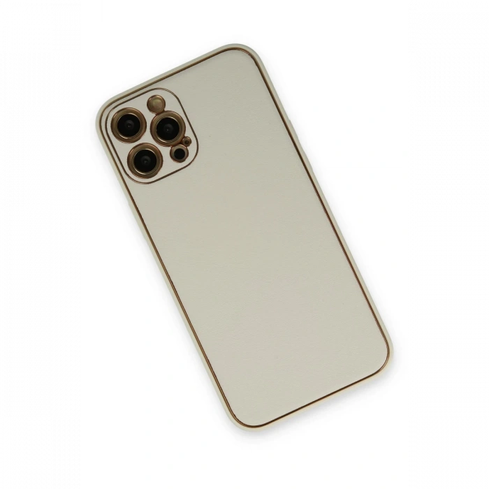 Newface iPhone 12 Pro Max Kılıf Coco Deri Silikon Kapak