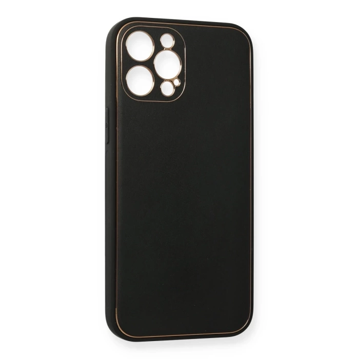 Newface iPhone 12 Pro Max Kılıf Coco Deri Silikon Kapak