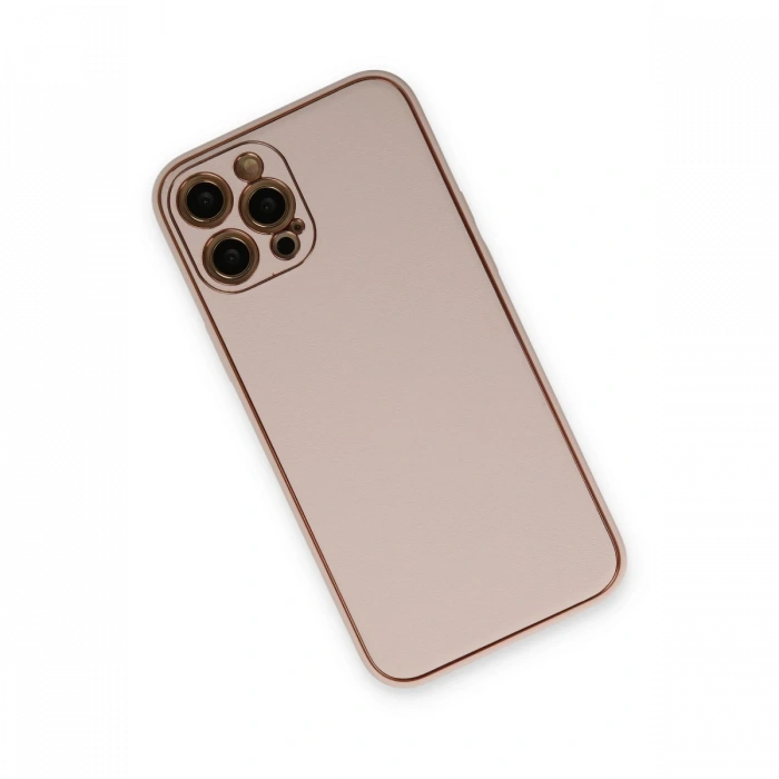 Newface iPhone 12 Pro Max Kılıf Coco Deri Silikon Kapak