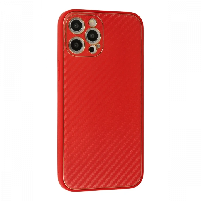 Newface iPhone 12 Pro Max Kılıf Coco Karbon Silikon