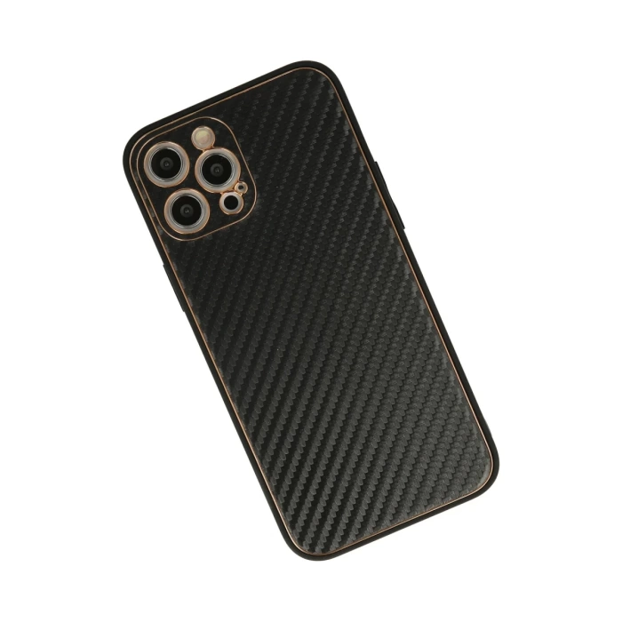 Newface iPhone 12 Pro Max Kılıf Coco Karbon Silikon