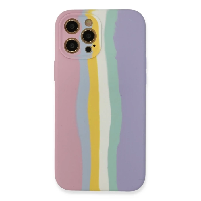 Newface iPhone 12 Pro Max Kılıf Ebruli Lansman Silikon