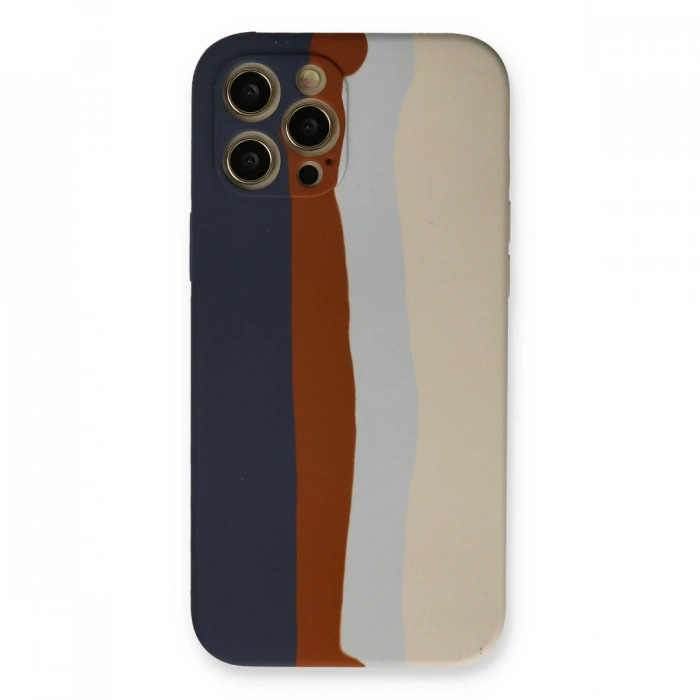 Newface iPhone 12 Pro Max Kılıf Ebruli Lansman Silikon