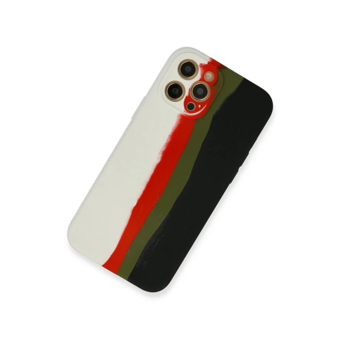 Newface iPhone 12 Pro Max Kılıf Ebruli Lansman Silikon