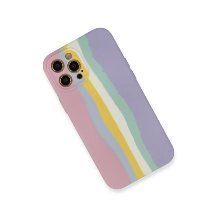 Newface iPhone 12 Pro Max Kılıf Ebruli Lansman Silikon