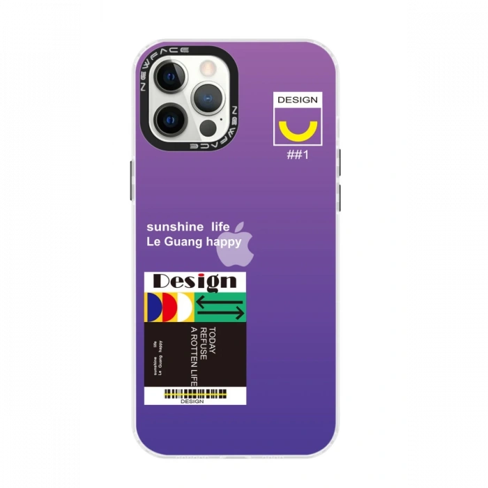Newface iPhone 12 Pro Max Kılıf Estoril Desenli Kapak