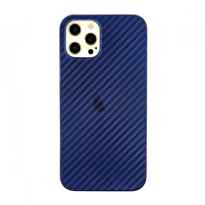 Newface iPhone 12 Pro Max Kılıf Karbon PP Silikon