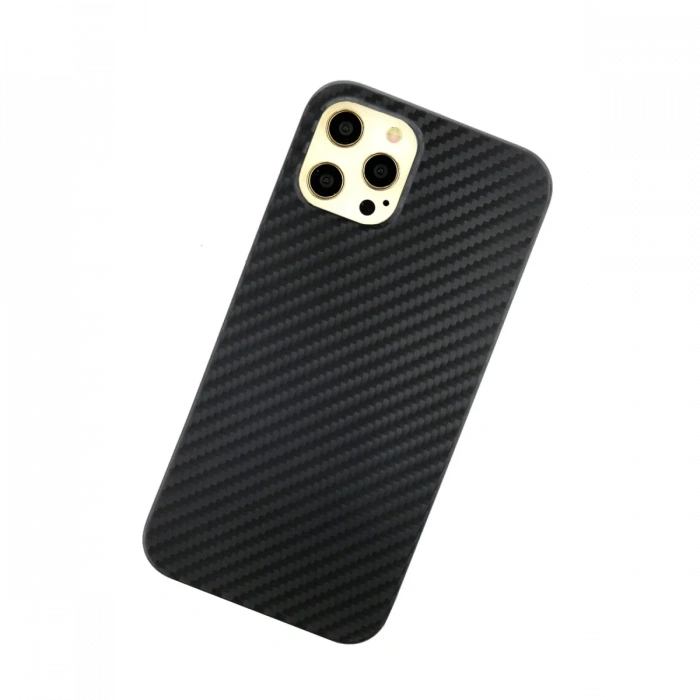 Newface iPhone 12 Pro Max Kılıf Karbon PP Silikon