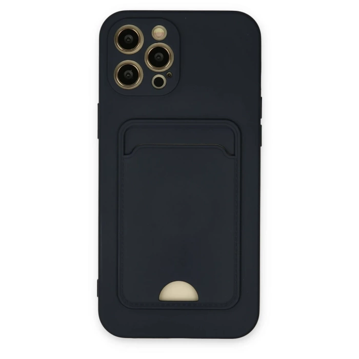 Newface iPhone 12 Pro Max Kılıf Kelvin Kartvizitli Silikon