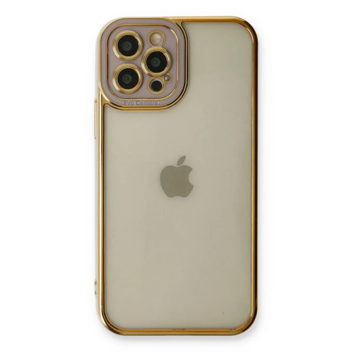 Newface iPhone 12 Pro Max Kılıf Liva Lens Silikon