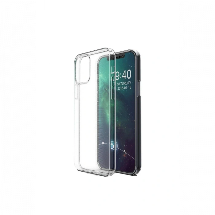 Newface iPhone 12 Pro Max Kılıf Lüx Şeffaf Silikon