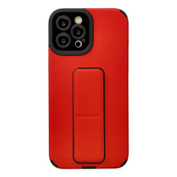 Newface iPhone 12 Pro Max Kılıf Mega Standlı Silikon