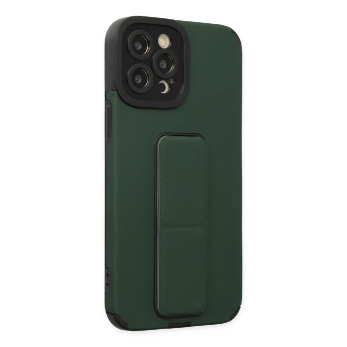 Newface iPhone 12 Pro Max Kılıf Mega Standlı Silikon