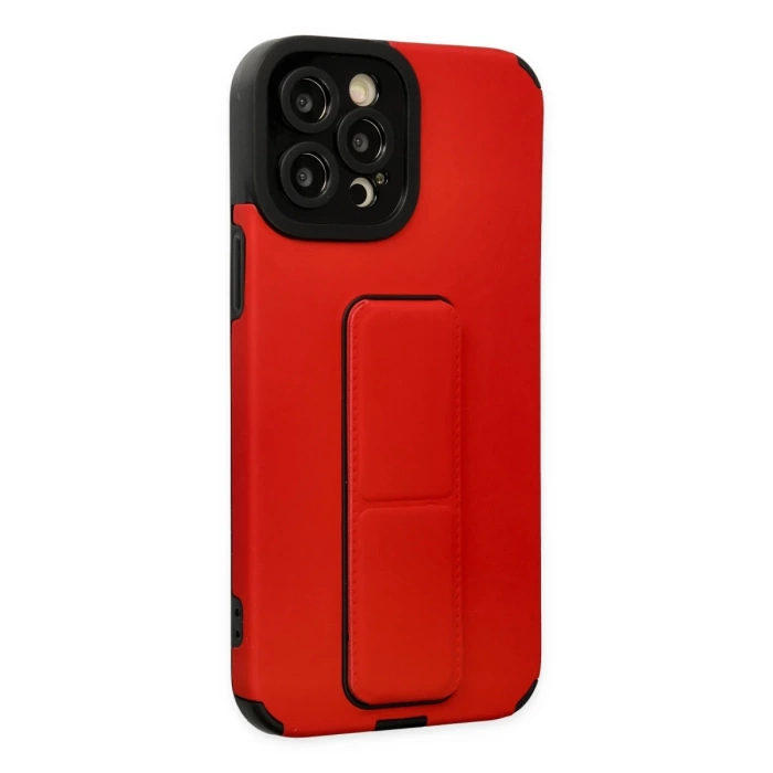 Newface iPhone 12 Pro Max Kılıf Mega Standlı Silikon