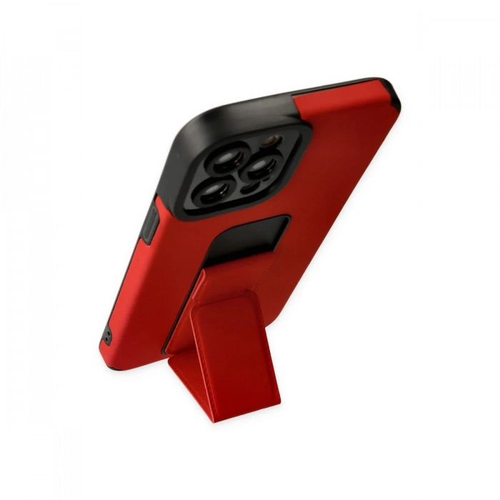 Newface iPhone 12 Pro Max Kılıf Mega Standlı Silikon