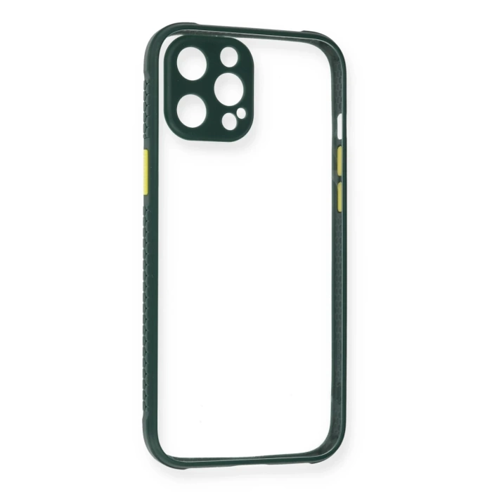 Newface iPhone 12 Pro Max Kılıf Miami Şeffaf Silikon
