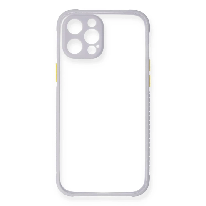 Newface iPhone 12 Pro Max Kılıf Miami Şeffaf Silikon