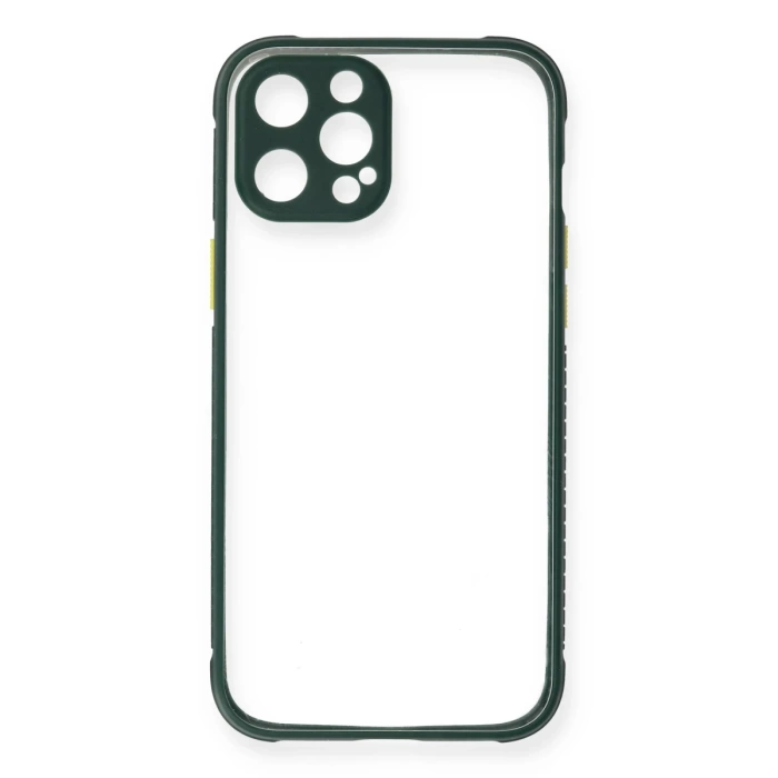 Newface iPhone 12 Pro Max Kılıf Miami Şeffaf Silikon