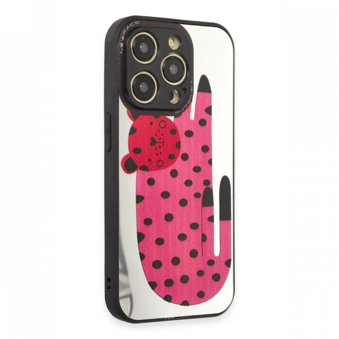 Newface iPhone 12 Pro Max Kılıf Mirror Desenli Kapak