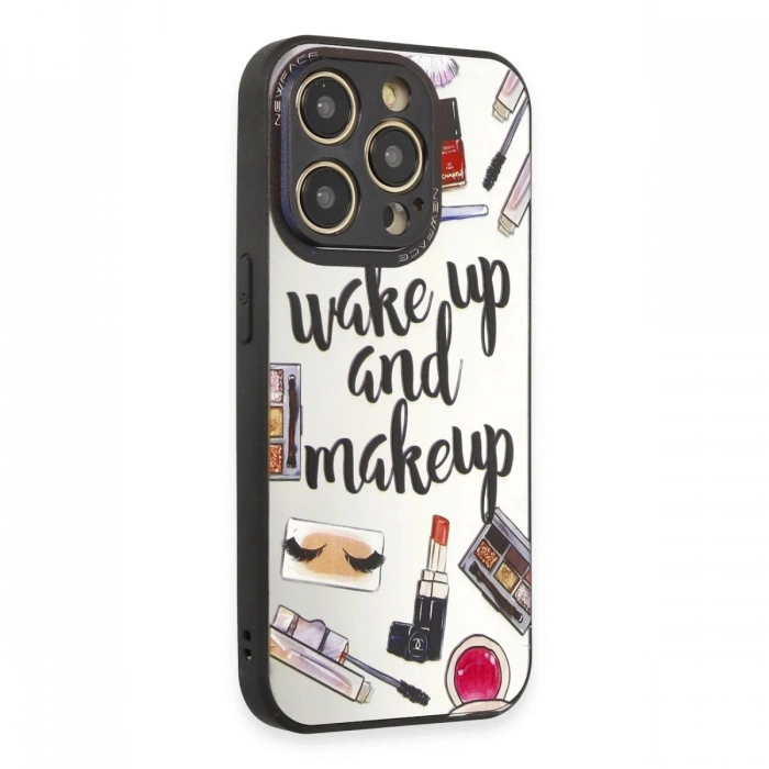 Newface iPhone 12 Pro Max Kılıf Mirror Desenli Kapak