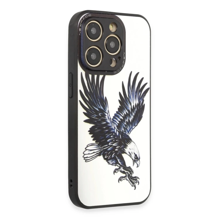Newface iPhone 12 Pro Max Kılıf Mirror Desenli Kapak