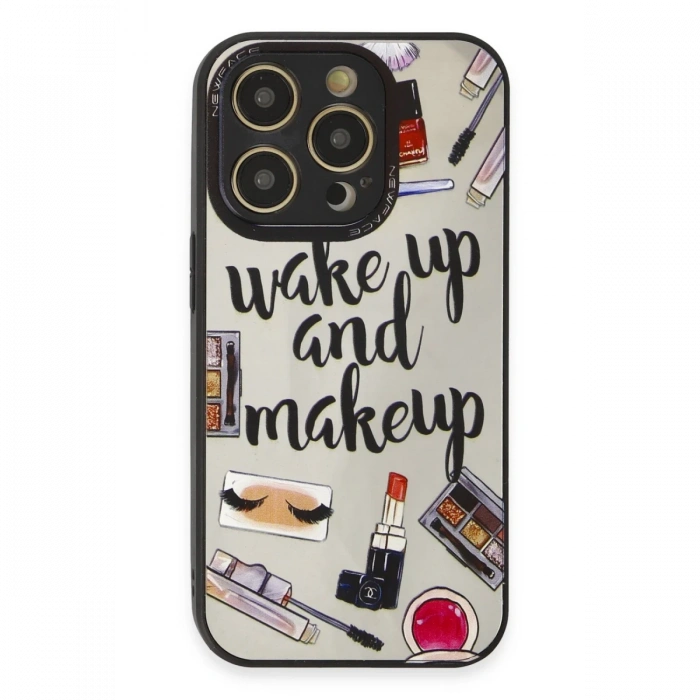 Newface iPhone 12 Pro Max Kılıf Mirror Desenli Kapak