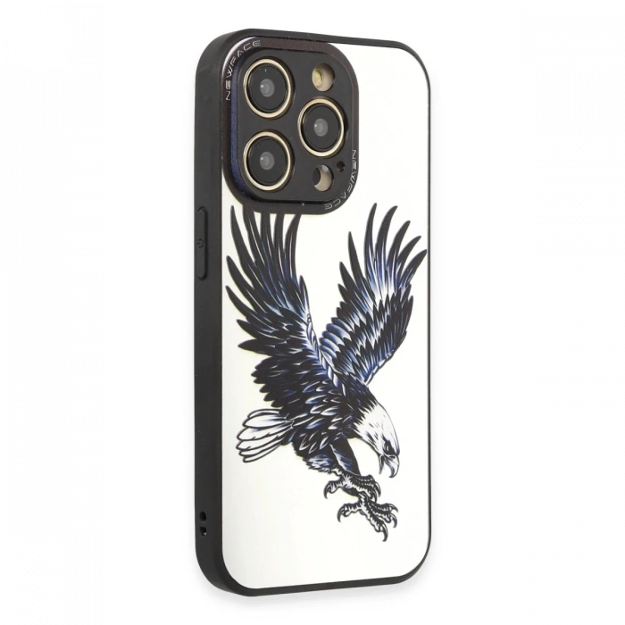 Newface iPhone 12 Pro Max Kılıf Mirror Desenli Kapak