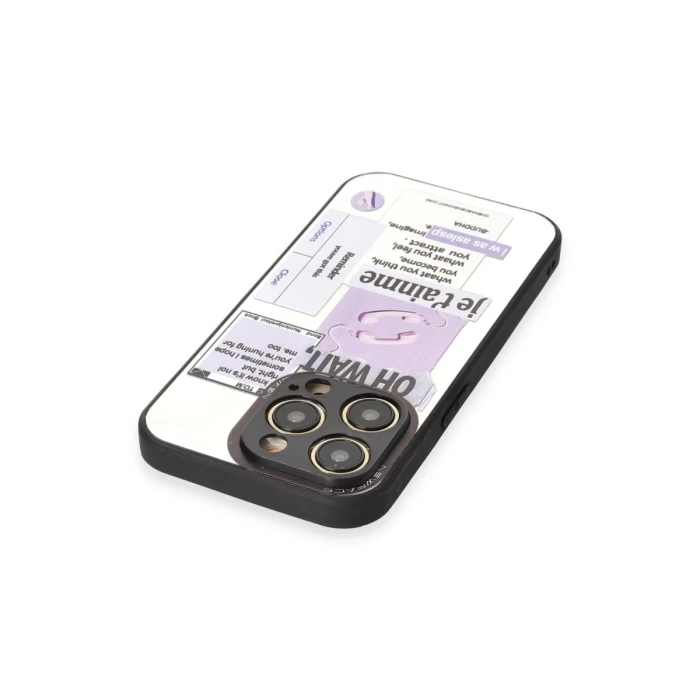 Newface iPhone 12 Pro Max Kılıf Mirror Desenli Kapak