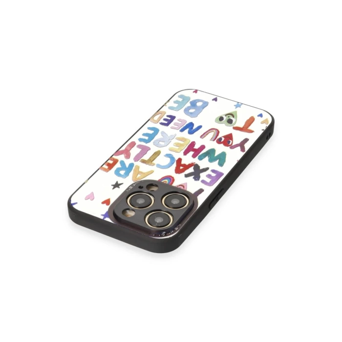 Newface iPhone 12 Pro Max Kılıf Mirror Desenli Kapak