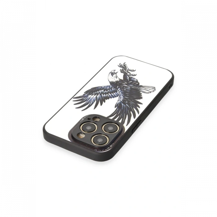 Newface iPhone 12 Pro Max Kılıf Mirror Desenli Kapak
