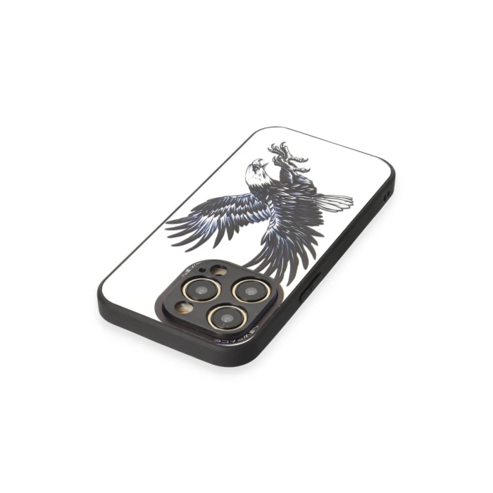 Newface iPhone 12 Pro Max Kılıf Mirror Desenli Kapak