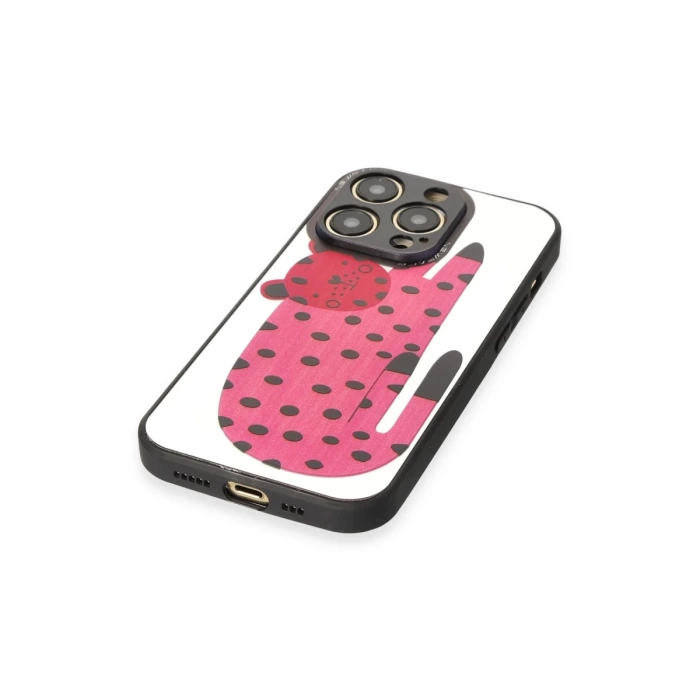 Newface iPhone 12 Pro Max Kılıf Mirror Desenli Kapak