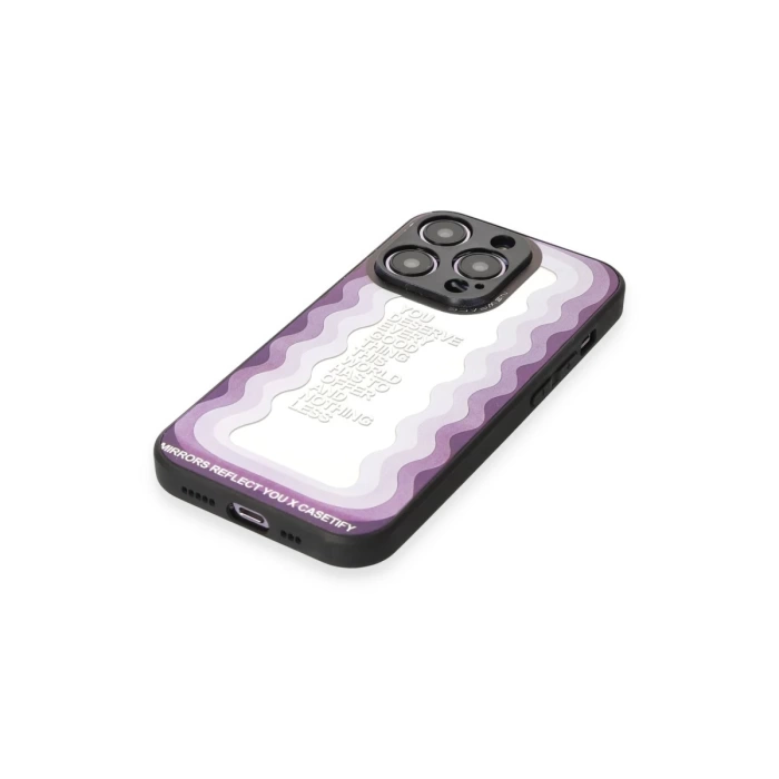 Newface iPhone 12 Pro Max Kılıf Mirror Desenli Kapak