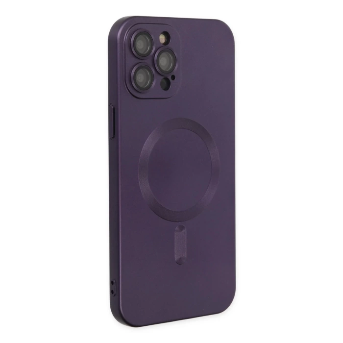 Newface iPhone 12 Pro Max Kılıf Moshi Lens Magneticsafe Silikon
