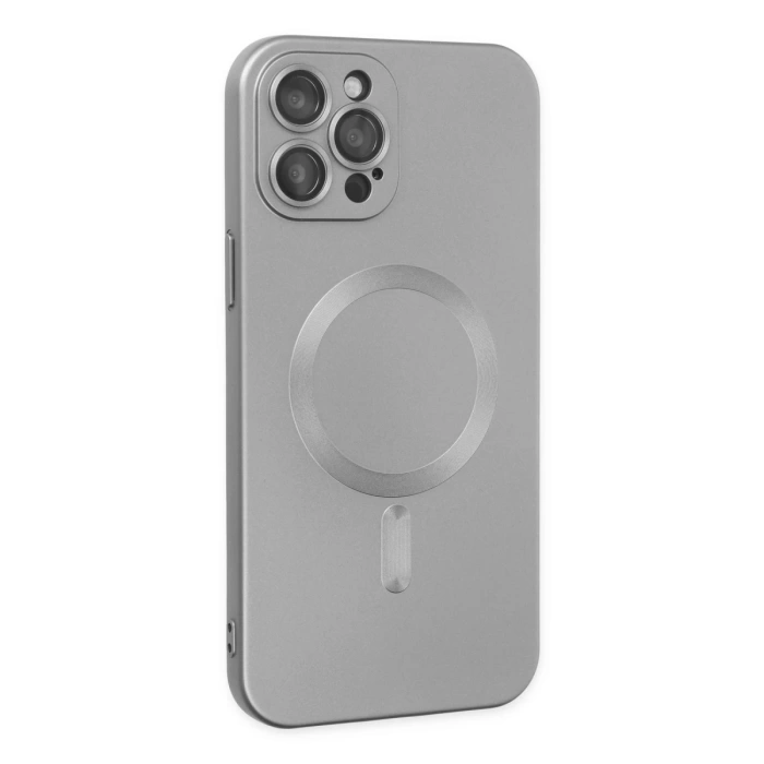 Newface iPhone 12 Pro Max Kılıf Moshi Lens Magneticsafe Silikon