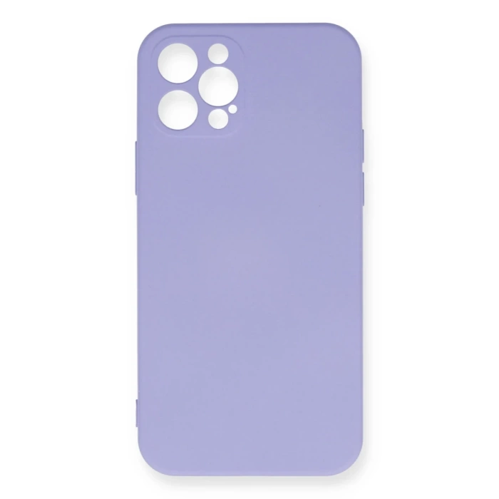 Newface iPhone 12 Pro Max Kılıf Nano içi Kadife Silikon