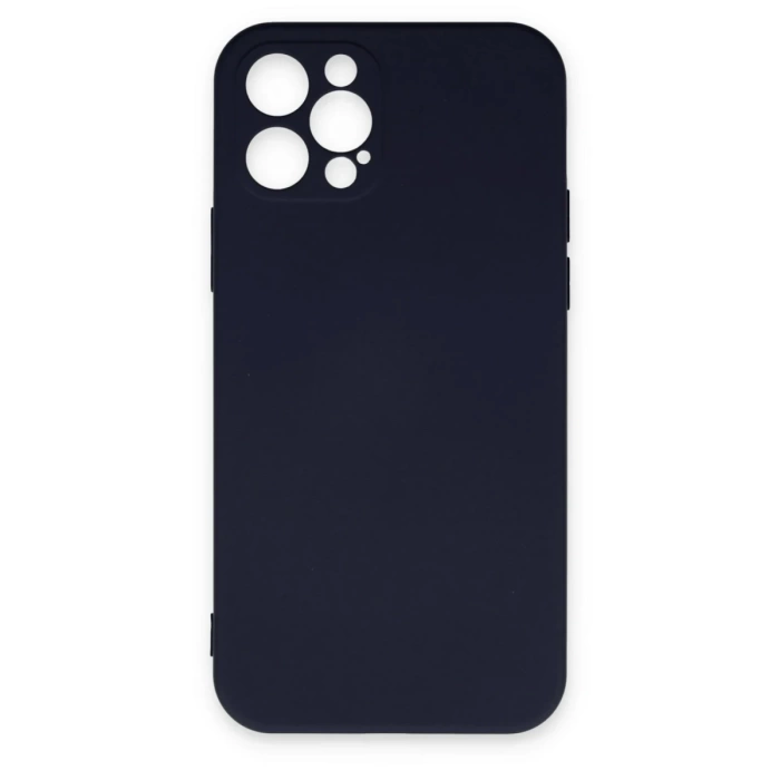 Newface iPhone 12 Pro Max Kılıf Nano içi Kadife Silikon