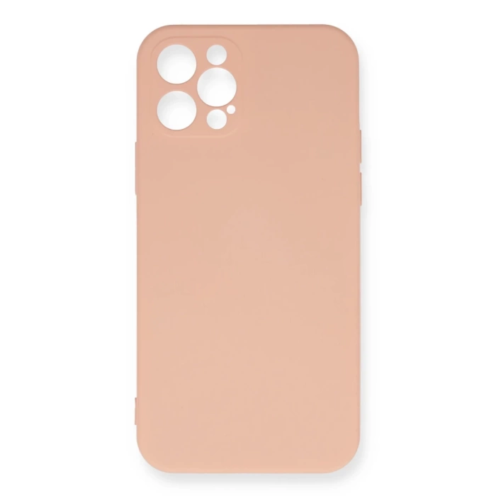 Newface iPhone 12 Pro Max Kılıf Nano içi Kadife Silikon