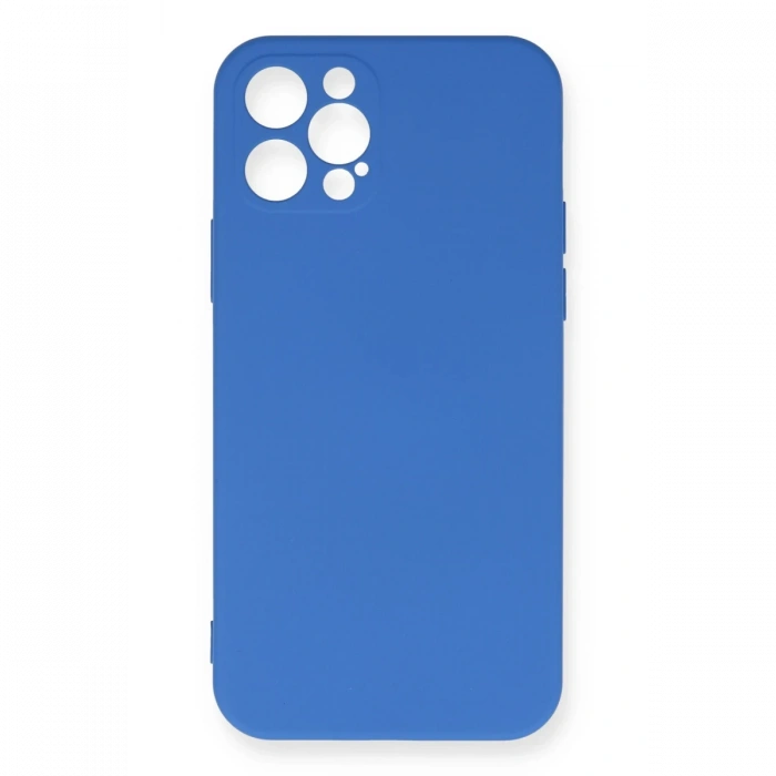 Newface iPhone 12 Pro Max Kılıf Nano içi Kadife Silikon