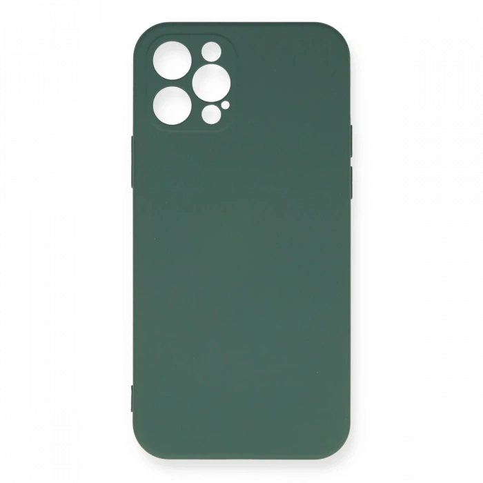 Newface iPhone 12 Pro Max Kılıf Nano içi Kadife Silikon