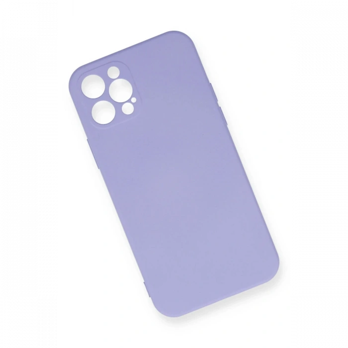 Newface iPhone 12 Pro Max Kılıf Nano içi Kadife Silikon