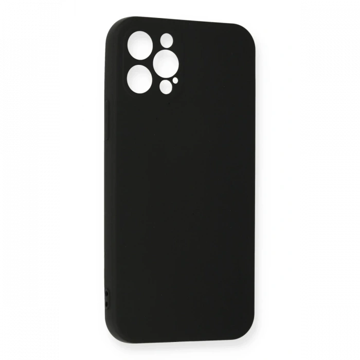 Newface iPhone 12 Pro Max Kılıf Nano içi Kadife Silikon