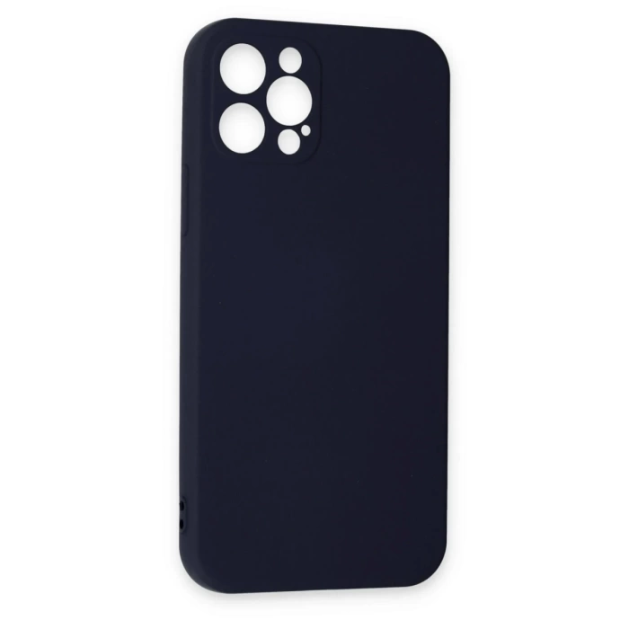 Newface iPhone 12 Pro Max Kılıf Nano içi Kadife Silikon