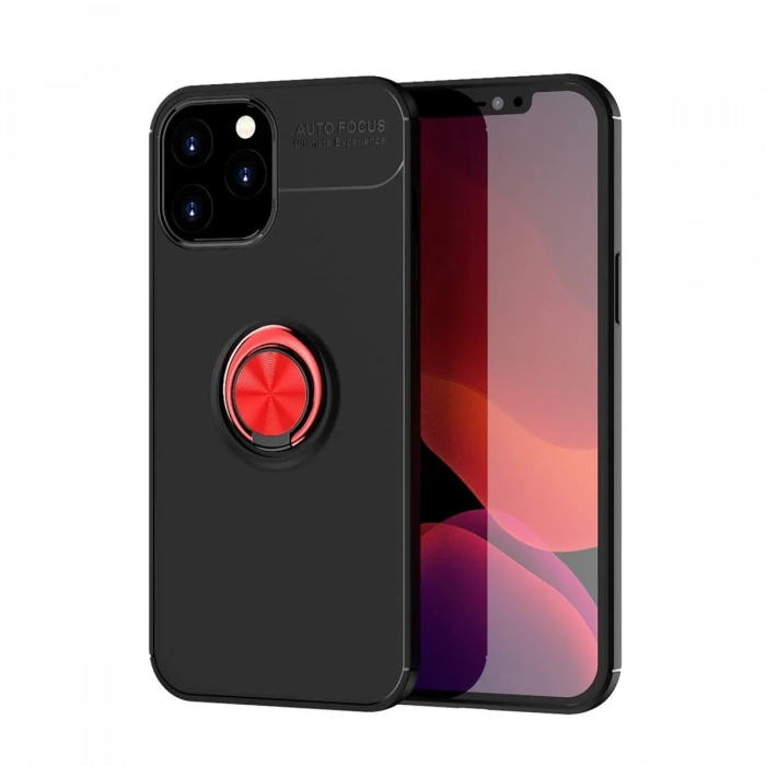 Newface iPhone 12 Pro Max Kılıf Range Yüzüklü Silikon